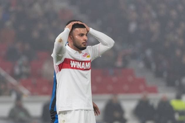 Deniz Undav (VfB Stuttgart 26) nach einer Torchance, GER, VfB Stuttgart vs. Atalanta Bergamo, Fussball, Herren, UEFA Champions League, 4. Spieltag, Spielzeit 2024 2025, 06.11.2024, GER, VfB Stuttgart vs. Atalanta Bergamo, Fussball, Herren, UEFA Champions League, 4. Spieltag, Spielzeit 2024 2025, 06.11.2024 Stuttgart Copyright: xEibner-Pressefoto WolfgangxFrankx EP_WFK