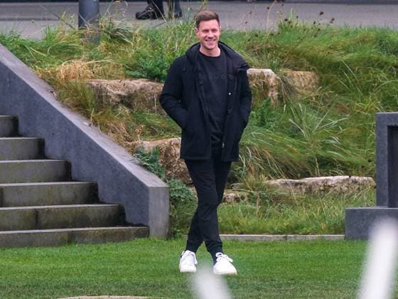 Marc-Andre ter Stegen schaut beim Training vorbei, GER, MD-1 Abschlusstraining, Maenner Nationalmannschaft Deutschland, vor Deutschland gegen Bosnien-Herzegowina, UEFA Nations League, 15.11.2024. GER, MD-1 Abschlusstraining, Maenner Nationalmannschaft Deutschland, vor Deutschland gegen Bosnien-Herzegowina, UEFA Nations League, 15.11.2024. Frankfurt am Main Copyright: xEibner-Pressefoto FlorianxWieganx EP_FWD