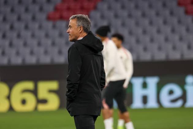 Luis Enrique Martinez Garcia (Paris Saint-Germain, PSG, Head-Coach), Ger, Abschlusstraining, Paris Saint-Germain, PSG, Fussball, UEFA Champions League, 5. Spieltag, Saison 2024 2025, 25.11.2024, Ger, Abschlusstraining, Paris Saint-Germain, PSG, Fussball, UEFA Champions League, 5. Spieltag, Saison 2024 2025, 25.11.2024 Muenchen Copyright: xEibner-Pressefoto JennixMaulx EP_JML