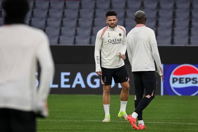 Goncalo Ramos (Paris Saint-Germain, PSG, 09), Ger, Abschlusstraining, Paris Saint-Germain, PSG, Fussball, UEFA Champions League, 5. Spieltag, Saison 2024 2025, 25.11.2024, Ger, Abschlusstraining, Paris Saint-Germain, PSG, Fussball, UEFA Champions League, 5. Spieltag, Saison 2024 2025, 25.11.2024 Muenchen Copyright: xEibner-Pressefoto JennixMaulx EP_JML