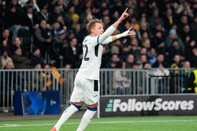 Mateo Retegui (Atalanta Bergamo , 32) Tor, Fußball, UEFA Champions Legue, 5 Spieltag, 2024 2025, BSC Young Boys vs. Atalanta Bergamo, 26.11.2024, Stadion Wankdorf, Bern,Schweiz, Bern Wankdorf Stadion Kanton Bern Schweiz Copyright: xFinleyxMörchx