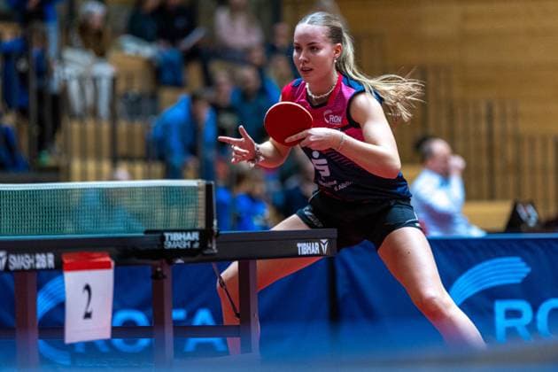 Annett Kaufmann, (SV DJK Kolbermoor), SV DJK Kolbermoor vs.TTC Berlin eastside , Tischtennis, 1.Bundesliga Frauen, 7. Spielwoche, 2024 2025, 06.12.2024, SV DJK Kolbermoor vs.TTC Berlin eastside , Tischtennis, 1.Bundesliga Frauen, 7. Spielwoche, 2024 2025, 06.12.2024, Kolbermoor