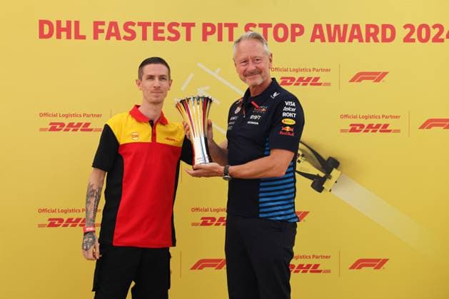Jonathan Wheatley, Oracle Red Bull Racing, DHL Fastest Pitstop Award 2024, ARE, Formel 1 Weltmeisterschaft, Abu Dhabi Grand Prix, Yas Marina Circuit, 08.12.2024 ARE, Formel 1 Weltmeisterschaft, Abu Dhabi Grand Prix, Vereinigte Arabische Emirate, Yas Marina Circuit, 08.12.2024 Abu Dhabi Copyright: xEibner-Pressefoto AnnikaxGrafx EP_AGF