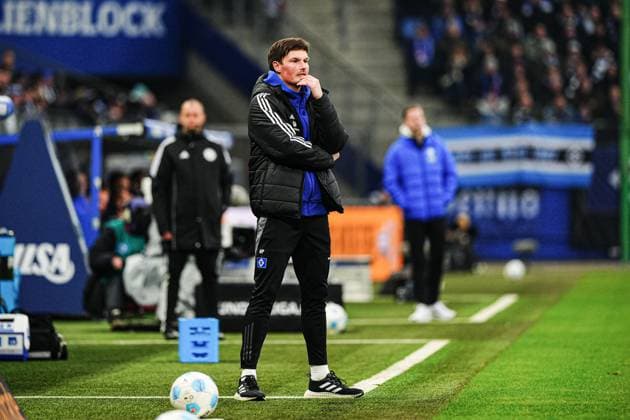 Merlin Polzin (Hamburger SV, Co-Trainer) GER, Hamburger SV vs. SV Darmstadt 98, Fussball, 2. Bundesliga, Spieltag 15, Saison 2024 2025, 08.12.2024 DFL REGULATIONS PROHIBIT ANY USE OF PHOTOGRAPHS AS IMAGE SEQUENCES AND OR QUASI-VIDEO GER, Hamburger SV vs. SV Darmstadt 98, Fussball, 2. Bundesliga, Spieltag 15, Saison 2024 2025, 08.12.2024 Hamburg