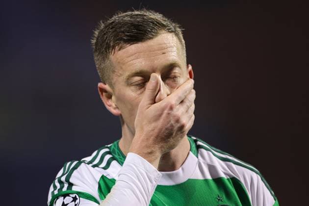 Callum McGregor of Celtic shows a look of dejection Dinamo Zagreb v Celtic, UEFA Champions League, Group Stage, Football, Maksimir Stadium, Zagreb, Croatia, UK - 10 Dec 2024 EDITORIAL USE ONLY No use with unauthorised audio, video, data, fixture lists, club league logos or live services. Online in-match use limited to 120 images, no video emulation. No use in betting, games or single club league player publications. Copyright: xNikolaxKrstic Shutterstockx 14984446ci