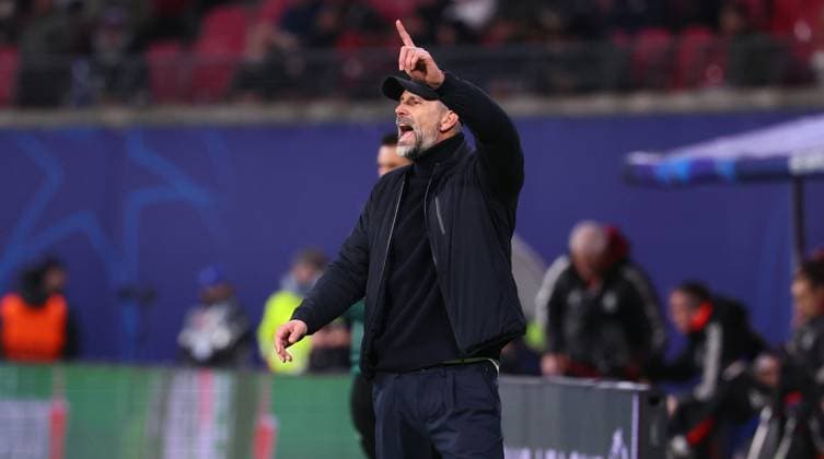 RB Leipzig - Aston Villa Champions League Leipzig, 10.12.2024, Red Bull Arena, Fußball, UEFA Champions League, 6. Spieltag , RB Leipzig vs. Aston Villa , Im Bild: Trainer Marco Rose, RB Leipzig. , Nur zur redaktionellen Nutzung. Only editorial use. , UEFA regulations prohibit any use of photographs as image sequences and or quasi-video. ,