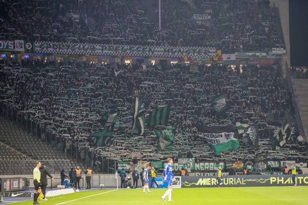 13.12.2024, xtgx, Fussball - 2.Bundesliga, Hertha BSC Berlin - Preussen Muenster emspor, v.l. Symbolfoto, Symbolbild, Symbol, Fans, Zuschauer, Publikum, Muenster (DFL DFB REGULATIONS PROHIBIT ANY USE OF PHOTOGRAPHS as IMAGE SEQUENCES and or QUASI-VIDEO) Berlin