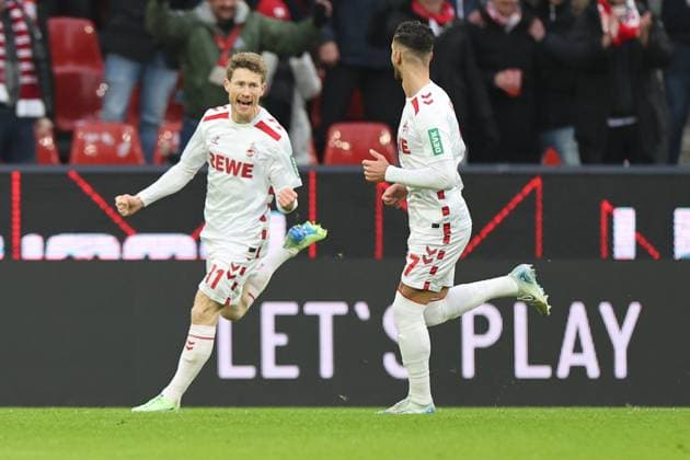 GER, 2.FBL, 1. FC Koeln vs. 1. FC Nuernberg 15.12.2024, Rheinenergie Stadion, Koeln, GER, 2.FBL, 1. FC Koeln vs. 1. FC Nuernberg, im Bild: 2:0 fuer Koeln durch 11 Meter Florian Kainz (FC Koeln 11), Torjubel Jubel Jubellauf,