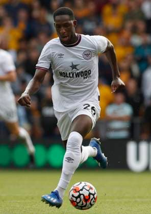 Wolverhampton Wanderers v Brentford - Premier League - Molineux September 18, 2021, Wolverhampton, United Kingdom: Wolverhampton, England, 18th September 2021. Shandon Baptiste of Brentford during the Premier League match at Molineux, Wolverhampton. Picture credit should read: Darren Staples Sportimage Wolverhampton United Kingdom EDITORIAL USE ONLY Copyright: xx ZUMA-20210918_zaf_si1_453.jpg DarrenxStaplesx csmphototwo791696