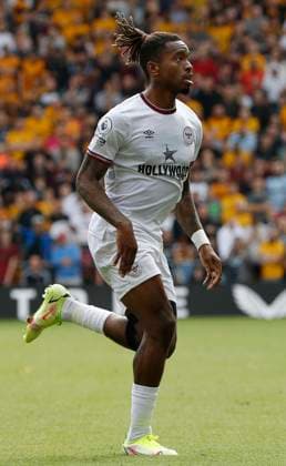 Wolverhampton Wanderers v Brentford - Premier League - Molineux September 18, 2021, Wolverhampton, United Kingdom: Wolverhampton, England, 18th September 2021. Ivan Toney of Brentford during the Premier League match at Molineux, Wolverhampton. Picture credit should read: Darren Staples Sportimage Wolverhampton United Kingdom EDITORIAL USE ONLY Copyright: xx ZUMA-20210918_zaf_si1_452.jpg DarrenxStaplesx csmphototwo791697