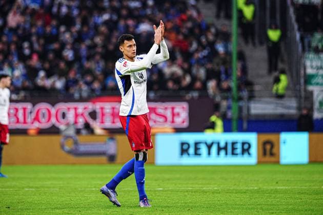 Davie Selke (Hamburger SV, 27) GER, Hamburger SV vs. SpVgg Greuther Fuerth, Fussball, 2. Bundesliga, Spieltag 17, Saison 2024 2025, 21.12.2024 DFL REGULATIONS PROHIBIT ANY USE OF PHOTOGRAPHS AS IMAGE SEQUENCES AND OR QUASI-VIDEO GER, Hamburger SV vs. SpVgg Greuther Fuerth, Fussball, 2. Bundesliga, Spieltag 17, Saison 2024 2025, 21.12.2024 Hamburg Copyright: xEibner-Pressefoto MarcelxvonxFehrnx EP_MFN