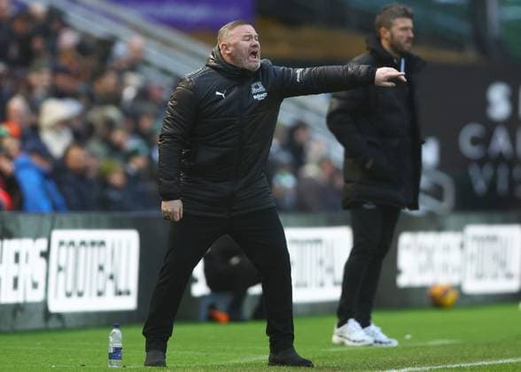 Plymouth Argyle manager Wayne Rooney gestures on the touchline Plymouth Argyle v Middlesbrough, EFL Sky Bet Championship, Football, Home Park, Plymouth, UK - 21 Dec 2024 EDITORIAL USE ONLY No use with unauthorised audio, video, data, fixture lists, club league logos or live services. Online in-match use limited to 120 images, no video emulation. No use in betting, games or single club league player publications. Copyright: xKieranxMcManus Shutterstockx 15014881cl