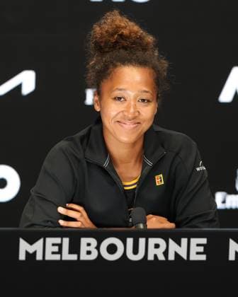 Naomi Osaka (JPN), Pressekonferenz, press conference, PK, Pressekonferenz Australian Open 2025, Melbourne Park, Melbourne, Victoria, Australia. Tennis - Australian Open 2025 - Grand Slam ITF ATP, Tennis Herren WTA, Tennis Damen - Melbourne Park - Melbourne - Victoria - Australia - 10 January 2025. Copyright: xJuergenxHasenkopfx