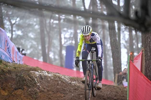 Belgian championship Cyclocross Zolder - day 1 ZOLDER, BELGIUM - JANUARY 11 : Brouwers Julie (BEL) of Charles Liegeois Roastery Cx during the Junior Race of the 2025 Belgian Championships cyclocross in Zolder, Belgium, 11 01 2025 Zolder Belgium Copyright: xSesx