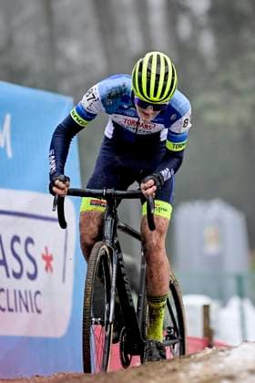 Belgian championship Cyclocross Zolder - day 1 ZOLDER, BELGIUM - JANUARY 11 : VANDEN EYNDE Mats during the Junior Race of the 2025 Belgian Championships cyclocross in Zolder, Belgium, 11 01 2025 Zolder Belgium Copyright: xSesx