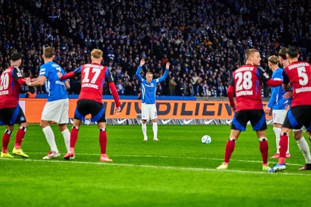 Palko Dardai (Hertha BSC, 20), GER, Hertha BSC vs. Hamburger SV (HSV), Fussball Herren, 2. Bundesliga, Saison 2024 2025, 19. Spieltag, 25.01.2025 (DFL REGULATIONS PROHIBIT ANY USE OF PHOTOGRAPHS AS IMAGE SEQUENCES AND OR QUASI - VIDEO). GER, Hertha BSC vs. Hamburger SV (HSV), Fussball Herren, 2. Bundesliga, Saison 2024 2025, 19. Spieltag, 25.01.2025 Berlin