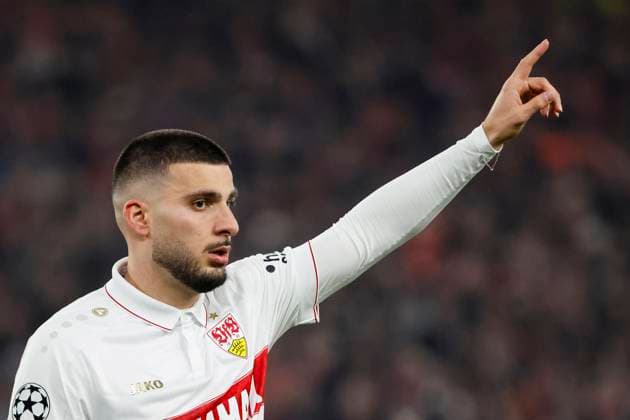 Deniz Undav (VfB Stuttgart, 26) , Fussball, UEFA Champions League, 8. Spieltag, 2024 2025, VfB Stuttgart vs. Paris St. Germain, 29.01.2025, Arena Stuttgart, Stuttgart, Deutschland Stuttgart Arena Stuttgart Baden-Württemberg Deutschland Copyright: xGrantxHubbsx