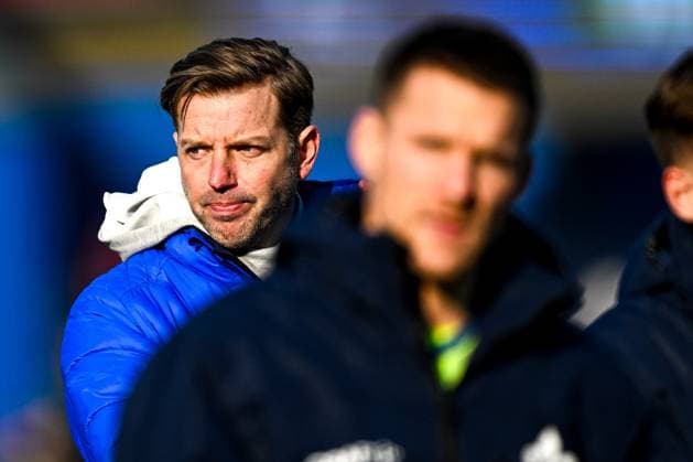 Florian Kohfeldt (SV Darmstadt 98, Trainer) ist enttaeuscht, GER, SV Darmstadt 98 vs. SV Elversberg, Fussball, 2. Bundesliga, 21. Spieltag, Saison 2024 2025, 08.02.2025. DFL REGULATIONS PROHIBIT ANY USE OF PHOTOGRAPHS as IMAGE SEQUENCES and or QUASI-VIDEO. GER, SV Darmstadt 98 vs. SV Elversberg, Fussball, 2. Bundesliga, 21. Spieltag, Saison 2024 2025, 08.02.2025. Darmstadt