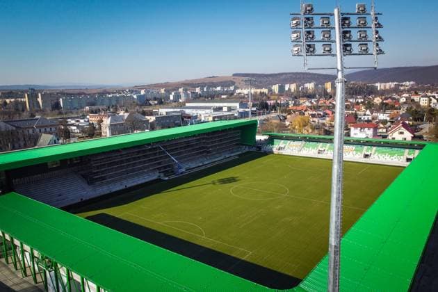 FC TATRAN PRESOV NEW FOOTBALL STADIUM The new FC Tatran Presov (former 1. FC Tatran Presov) football stadium (former Stadion Tatran, Dedo) Futbal Tatran Arena (Football Tatran Arena) which was renovated in 2023 - 2025. Stadium will host UEFA EURO, EM, Europameisterschaft,Fussball EM, Europameisterschaft, Fussball U21, U 21 U 21 2025 in Slovakia. Presov, Slovakia, February 10, 2025. PUBLICATION NOT IN SLOVAKIA Copyright: xx stadium_presov_slovakia002