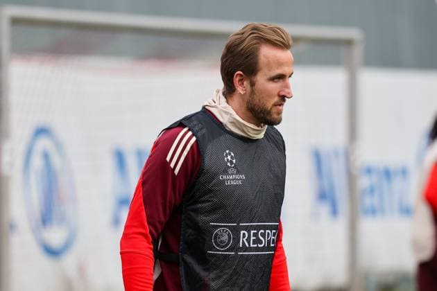 Harry Kane (FC Bayern Muenchen, 09) beim Training, GER, Abschlusstraining, FC Bayern Muenchen, Fussball, UEFA Champions League, Play-offs, Saison 2024 2025, 11.02.2025, GER, Abschlusstraining, FC Bayern Muenchen, Fussball, UEFA Champions League, Play-offs, Saison 2024 2025, 11.02.2025 Muenchen Copyright: xEibner-Pressefoto JennixMaulx EP_JML