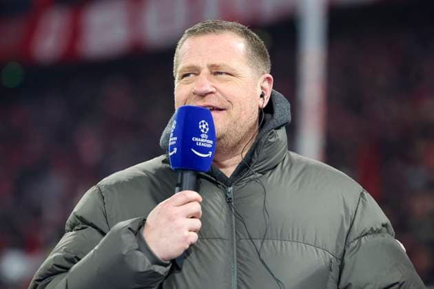 Sportvorstand Max Eberl (FC Bayern Muenchen) gestikuliert, UEFA Champions League 2024 25 League Knockout Play-off Second Leg, FC Bayern München v Celtic FC, Allianz Arena am 18. February 2025 in München, Deutschland. (Foto von Marco Steinbrenner DeFodi Images) Sportvorstand Max Eberl (FC Bayern Muenchen) gestures, UEFA Champions League 2024 25 League Knockout Play-off Second Leg, FC Bayern München v Celtic FC, Allianz Arena, February 18, 2025 in Munich, Germany. (Photo by Marco Steinbrenner DeFodi Images) Defodi-700_muenchen_glasgow_20250218_017