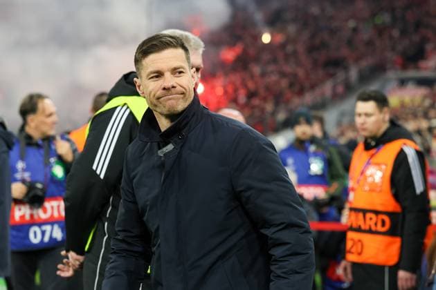 Xabi Alonso (Bayer 04 Leverkusen, Chef-Trainer), GER, FC Bayern Muenchen vs. Bayer 04 Leverkusen, Fussball, UEFA Champions League, Achtelfinale Hinspiel, Spielzeit 2024 2025, 05.03.2025, GER, FC Bayern Muenchen vs. Bayer 04 Leverkusen, Fussball, UEFA Champions League, Achtelfinale Hinspiel, Spielzeit 2024 2025, 05.03.2025 Muenchen Copyright: xEibner-Pressefoto JennixMaulx EP_JML