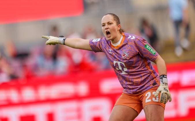 GER, Köln, 1. FC Köln vs FC Bayern München, Google Pixel Bundesliga, Fussball, DFB, Spielzeit 2024 2025, RheinEnergieStadion, 16. Spieltag, im Bild: Aurora Mikalsen (1. FC Köln 23) DFB DFL REGULATIONS PROHIBIT ANY USE OF PHOTOGRAPHS AS IMAGE SEQUENCES AND OR QUASI-VIDEO, 09.03.2025, Copyright: HMBxMedia HendrikxHamelau