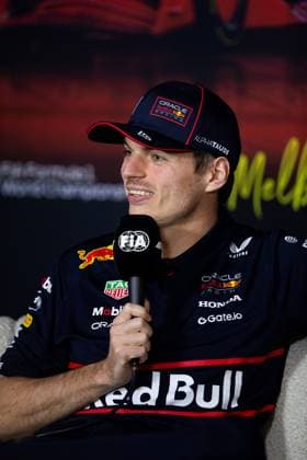 F1 - AUSTRALIAN GRAND PRIX 2025 VERSTAPPEN Max (ned), Red Bull Racing RB21, portrait press conference, PK, Pressekonferenz during the Formula 1 Louis Vuitton Australian Grand Prix 2025, 1st round of the 2025 FIA Formula One World Championship, WM, Weltmeisterschaft from March 14 to 16, 2025 on the Albert Park Grand Prix Circuit, in Melbourne, Australia - Copyright: xJoaoxFilipex