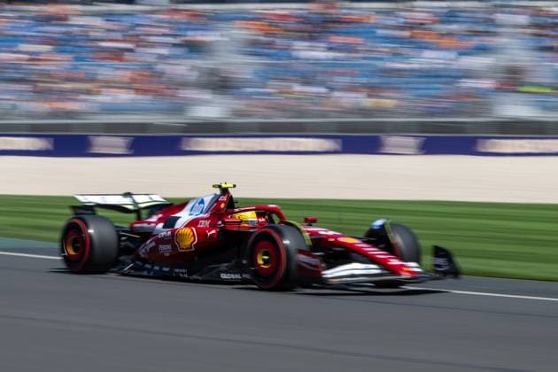 Lewis Hamilton (Scuderia Ferrari HP, 44) im SF-25, AUS, Formel 1 Weltmeisterschaft, Luis Vuitton Grand Prix von Australien, Albert Park Circuit Melbourne, Freies Training, Saison 2025, 14.03.2025 AUS, Formel 1 Weltmeisterschaft, Luis Vuitton Grand Prix von Australien, Albert Park Circuit Melbourne, Freies Training, Saison 2025, 14.03.2025 Melbourne Copyright: xEibner-Pressefoto Memmlerx EP_MMR
