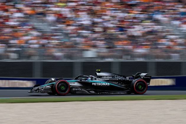 Andrea Kimi Antonelli (Mercedes-AMG Petronas F1 Team, 12) im F1 W16, AUS, Formel 1 Weltmeisterschaft, Luis Vuitton Grand Prix von Australien, Albert Park Circuit Melbourne, Qualifying, Saison 2025, 15.03.2025 AUS, Formel 1 Weltmeisterschaft, Luis Vuitton Grand Prix von Australien, Albert Park Circuit Melbourne, Qualifying Day, Saison 2025, 15.03.2025 Melbourne Copyright: xEibner-Pressefoto Memmlerx EP_MMR