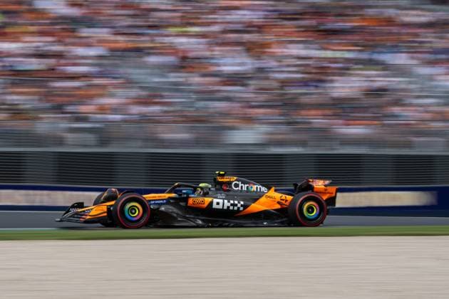 Lando Norris (McLaren Formula 1 Team, 04) im MCL39, AUS, Formel 1 Weltmeisterschaft, Luis Vuitton Grand Prix von Australien, Albert Park Circuit Melbourne, Qualifying, Saison 2025, 15.03.2025 AUS, Formel 1 Weltmeisterschaft, Luis Vuitton Grand Prix von Australien, Albert Park Circuit Melbourne, Qualifying Day, Saison 2025, 15.03.2025 Melbourne Copyright: xEibner-Pressefoto Memmlerx EP_MMR