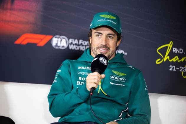 F1 - CHINESE GRAND PRIX 2025 ALONSO Fernando (spa), Aston Martin F1 Team AMR25, portrait, press conference, PK, Pressekonferenz during the Formula 1 Heineken Chinese Grand Prix 2025, 2nd round of the 2025 FIA Formula One World Championship, WM, Weltmeisterschaft from March 21 to 23, 2025 on the Shanghai International Circuit, in Shanghai, China - ShanghaiChina Copyright: xJavierxJimenezx