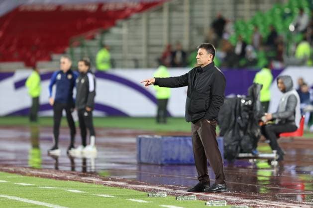 TEHRAN, IRAN - 20 March 2025 - manager, Amir Ghalenoei of Iran during the FIFA World Cup, WM, Weltmeisterschaft, Fussball 2026 Qualification AFC, Group A round 7 match between Iran and UAE, United Arabic Emirates national football team at Azadi Stadium in Tehran, Iran Iran v UAE - FIFA World Cup 2026 Qualification AFC, Group A, round 7 match. Copyright: xSoccerxImagesx