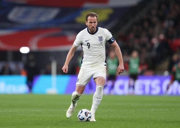 - England v Albania, FIFA World Cup, WM, Weltmeisterschaft, Fussball 2026 European Qualifier, Group K, Wembley Stadium, London, UK - 21st March 2025. Harry Kane of England. - England v Albania, FIFA World Cup 2026 European Qualifier, Group K, Wembley Stadium, London, UK - 21st March 2025. Daniel Weir Crystal Pix London Wembley Stadium UK Copyright: xDanxWeirx MB_England_Albania_75