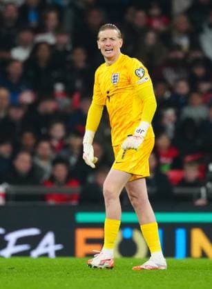 England goalkeeper Jordan Pickford England v Latvia, FIFA 2026 World Cup Qualifying, Group K, Football, Wembley Stadium, London, UK - 24 Mar 2025 EDITORIAL USE ONLY No use with unauthorised audio, video, data, fixture lists, club league logos or live services. Online in-match use limited to 120 images, no video emulation. No use in betting, games or single club league player publications. Copyright: xJavierxGarcia Shutterstockx 15219744gd