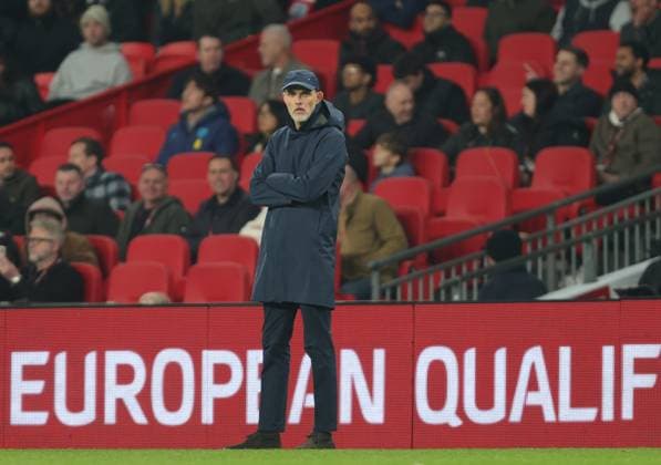 . - England v Latvia, FIFA World Cup, WM, Weltmeisterschaft, Fussball 2026 European Qualifier, Wembley Stadium, London, UK - 24th March 2025. Thomas Tuchel England manager. - England v Latvia, FIFA World Cup 2026 European Qualifier, Wembley Stadium, London, UK - 24th March 2025. Daniel Weir Crystal Pix London Wembley Stadium UK Copyright: xDanxWeirx CP_England_Latvia_0056