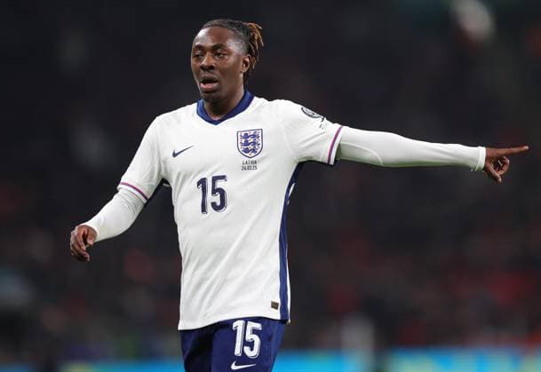 . - England v Latvia, FIFA World Cup, WM, Weltmeisterschaft, Fussball 2026 European Qualifier, Wembley Stadium, London, UK - 24th March 2025. Eberechi Eze of England. - England v Latvia, FIFA World Cup 2026 European Qualifier, Wembley Stadium, London, UK - 24th March 2025. Daniel Weir Crystal Pix London Wembley Stadium UK Copyright: xDanxWeirx CP_England_Latvia_0088