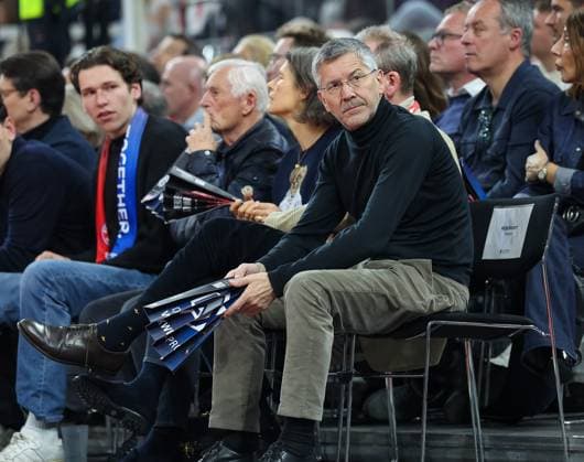 Herbert Hainer (FC Bayern Muenchen, Praesident), GER, FC Bayern Muenchen vs. Partizan Belgrad, Basketball, Turkish Airlines Euroleague, 32. Spieltag, Saison 2024 2025, 27.03.2025, GER, FC Bayern Muenchen vs. Partizan Belgrad, Basketball, Turkish Airlines Euroleague, 32. Spieltag, Saison 2024 2025, 27.03.2025 Muenchen Copyright: xEibner-Pressefoto JennixMaulx EP_JML