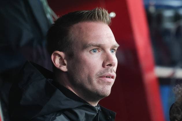 Trainer vor dem Spiel: Wolfburgs Tommy Stroot, ESP, FC Barcelona, Barca - VfL Wolfsburg, Fussball, Champions-League der Frauen, Viertelfinale, Rueckspiel, Saison 2024 2025, 27.03.2025 ESP, FC Barcelona - VfL Wolfsburg, Fussball, Champions-League der Frauen, Viertelfinale, Rueckspiel, Saison 2024 2025, 27.03.2025 Barcelona Copyright: xEibner-Pressefoto JoergxNiebergax EP_JNL