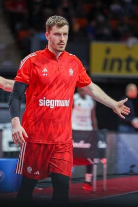 Andreas Obst (FC Bayern Basketball, 13), GER, FC Bayern Muenchen vs. Basketball Loewen Braunschweig, Basketball, easycredit Basketball Bundesliga, BBL, 27. Spieltag, Saison 2024 2025, 06.04.2025, GER, FC Bayern Muenchen vs. Basketball Loewen Braunschweig, Basketball, easycredit Basketball Bundesliga, BBL, 27. Spieltag, Saison 2024 2025, 06.04.2025 Muenchen Copyright: xEibner-Pressefoto JennixMaulx EP_JML