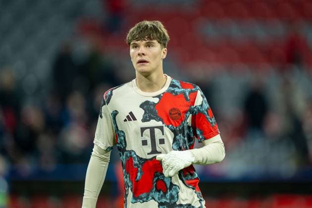 Leon Klanac (FC Bayern Muenchen, 48), GER, FC Bayern Muenchen vs. Inter Mailand, Fussball, UEFA, Champions League, Viertlfinale, Hinspiel, Spielzeit 2024 2025, 08.04.2025, GER, FC Bayern Muenchen vs. Inter Mailand, Fussball, UEFA, Champions League, Viertlfinale, Hinspiel, Spielzeit 2024 2025, 08.04.2025 Muenchen Copyright: xEibner-Pressefotox EP_EER