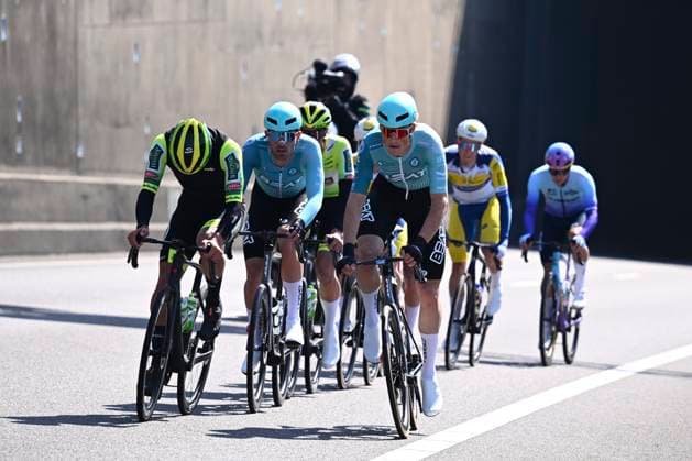 Scheldeprijs 2025 cycling race SCHOTEN, BELGIUM - APRIL 09 : Veistroffer Baptiste (FRA) of Lotto, Vandevelde Yentl (BEL) of Team Flanders - Baloise, Colman Alex (BEL) of Team Flanders - Baloise, Stockman Abram (BEL) of Unibet Tietema Rockets, Desal Ceriel (BEL) of Wagner Bazin WB, Vermoote Jelle (BEL) of Wagner Bazin WB, Dissel Bram (NED) of BEAT Cycling Club, Loohuis Lars (NED) of BEAT Cycling Club during the Men Elite UCI 1.Pro 113th Flanders Classics Scheldeprijs cycling race with start in Terneuzen and finish in Schoten (205,2 km) on April 09, 2025 in Schoten, Belgium, 09 04 2025 ( Motordriver Guy De Vuyst & Schoten Belgium Copyright: xTomasxSiskx