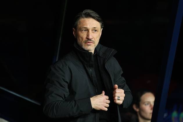 April 9, 2025, Barcelona, Barcelona, SPAIN: Niko Kovac, head coach of Borussia Dortmund, looks on during the UEFA Champions League 2024 25 quarter-final first leg, match between FC Barcelona, Barca and Borussia Dortmund at Estadi Olimpic Lluis Companys on April 09, 2025 in Barcelona, Spain. Barcelona SPAIN - ZUMAa181 20250409_zaa_a181_033 Copyright: xIrinaxR.xHipolitox