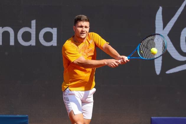 Miomir Kecmanovic (Serbien), GER, BMW Open by Bitpanda, Miomir Kecmanovic (Serbien) vs. Marcos Giron (USA), Tennis, ATP, Tennis Herren 500, Herren, 14.04.2025, GER, BMW Open by Bitpanda, Miomir Kecmanovic (Serbien) vs. Marcos Giron (USA), Tennis, ATP 500, Herren, 14.04.2025 Muenchen Copyright: xEibner-Pressefoto JennixMaulx EP_JML
