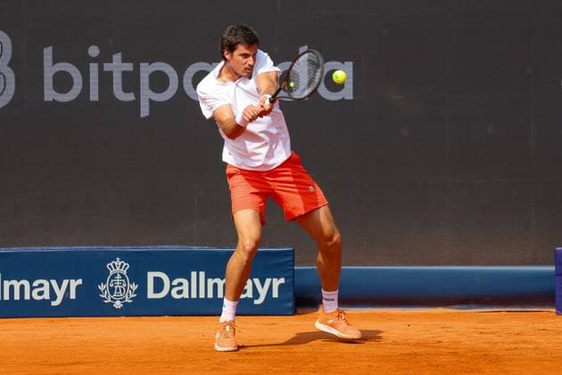 Borna Gojo (Kroatien), GER, BMW Open by Bitpanda, Borna Gojo (Kroatien) vs. Ben Shelton (USA), Tennis, ATP, Tennis Herren 500, Herren, 14.04.2025, GER, BMW Open by Bitpanda, Borna Gojo (Kroatien) vs. Ben Shelton (USA), Tennis, ATP 500, Herren, 14.04.2025 Muenchen Copyright: xEibner-Pressefoto JennixMaulx EP_JML