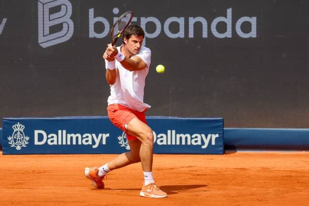 Borna Gojo (Kroatien), GER, BMW Open by Bitpanda, Borna Gojo (Kroatien) vs. Ben Shelton (USA), Tennis, ATP, Tennis Herren 500, Herren, 14.04.2025, GER, BMW Open by Bitpanda, Borna Gojo (Kroatien) vs. Ben Shelton (USA), Tennis, ATP 500, Herren, 14.04.2025 Muenchen Copyright: xEibner-Pressefoto JennixMaulx EP_JML