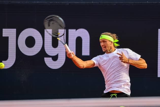 Alexander Zverev (Deutschland), GER, BMW Open by Bitpanda, Alexander Zverev (Deutschland) vs. Alexandre Muller (FRA), Tennis, ATP, Tennis Herren 500, Herren, 14.04.2025, GER, BMW Open by Bitpanda, Alexander Zverev (Deutschland) vs. Alexandre Muller (FRA), Tennis, ATP 500, Herren, 14.04.2025 Muenchen Copyright: xEibner-Pressefoto JennixMaulx EP_JML