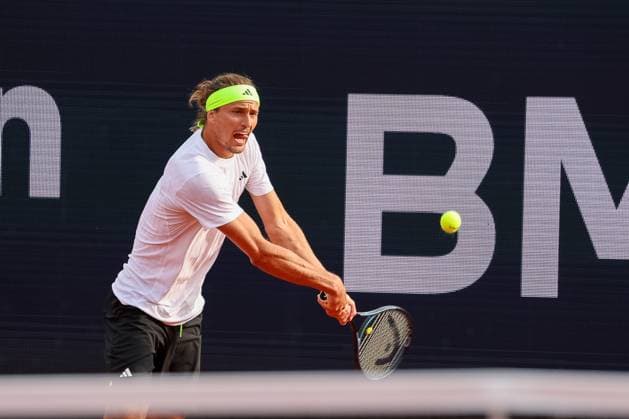 Alexander Zverev (Deutschland), GER, BMW Open by Bitpanda, Alexander Zverev (Deutschland) vs. Alexandre Muller (FRA), Tennis, ATP, Tennis Herren 500, Herren, 14.04.2025, GER, BMW Open by Bitpanda, Alexander Zverev (Deutschland) vs. Alexandre Muller (FRA), Tennis, ATP 500, Herren, 14.04.2025 Muenchen Copyright: xEibner-Pressefoto JennixMaulx EP_JML