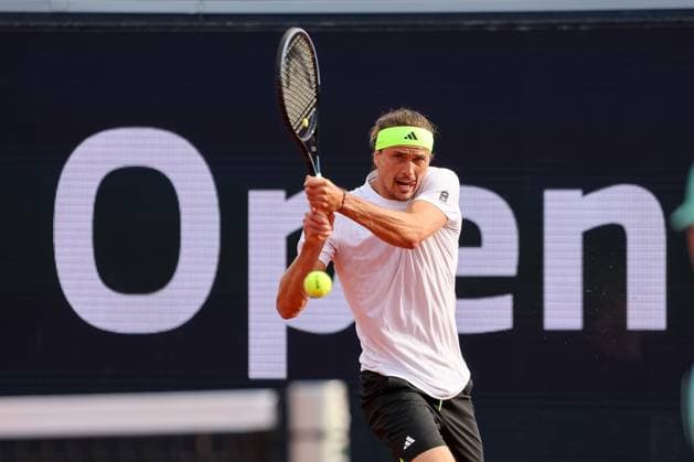 Alexander Zverev (Deutschland), GER, BMW Open by Bitpanda, Alexander Zverev (Deutschland) vs. Alexandre Muller (FRA), Tennis, ATP, Tennis Herren 500, Herren, 14.04.2025, GER, BMW Open by Bitpanda, Alexander Zverev (Deutschland) vs. Alexandre Muller (FRA), Tennis, ATP 500, Herren, 14.04.2025 Muenchen Copyright: xEibner-Pressefoto JennixMaulx EP_JML