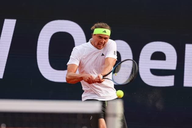 Alexander Zverev (Deutschland), GER, BMW Open by Bitpanda, Alexander Zverev (Deutschland) vs. Alexandre Muller (FRA), Tennis, ATP, Tennis Herren 500, Herren, 14.04.2025, GER, BMW Open by Bitpanda, Alexander Zverev (Deutschland) vs. Alexandre Muller (FRA), Tennis, ATP 500, Herren, 14.04.2025 Muenchen Copyright: xEibner-Pressefoto JennixMaulx EP_JML